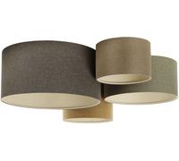 BPS Koncept Boho Ellegant lámpara de techo 4x60 W verde-marrón 084-072