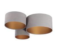 BPS Koncept Plafoniady plafón 3x60 W oro-gris 080-014