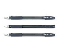 Pilot Pen Bolígrafos GP Grip Punta 1,2 mm Paquete de 12 Negro