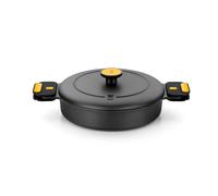 BRA Origen | Cacerola baja 32 cm, aluminio fundido, antiadherente, sin PFOA, full induction, apto para todo tipo de cocinas, incluida inducción