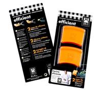 Bra Asas de silicona Efficient - 2 unidades, mediana para 24-32 cm, naranja
