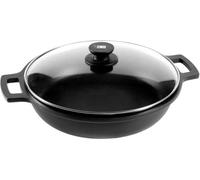Bra Cacerola baja Efficient A270524 Aluminio fundido 24 cm con tapa y asas de silicona apta para inducción