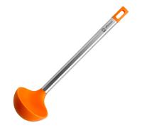 BRA Efficient - Cucharón de Silicona con Mango en Acero Inoxidable. Naranja