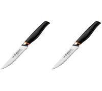 BRA Efficient | Cuchillo Mondador, Acero Inoxidable, Gris, 3x3x22 cm (Paquete de 2)