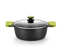 Bra Foddie (BRAA490324) - Cacerola alta 24cm, Full Induction Compatible con Todas las Fuentes de Calor Incluida la Inducción