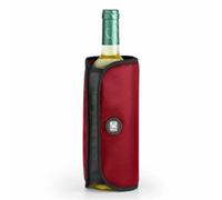 BRA | Funda enfriadora Botellas de Vino o Cava, Tejido Impermeable, Ajuste elástico Lateral, Naranja