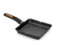 BRA isogona A431428 Efficient Plus - Parrilla cuadrada de aluminio fundido, 28 cm, color negro