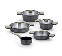 BRA Life | Batería de cocina 9 piezas, aluminio fundido, con antiadherente