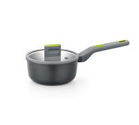 BRA Life | Cazo 16 cm, Aluminio Fundido 100% Reciclada, Antiadherente cerámico, Libre de PFOA y PTFE, Apto para todo tipo de cocinas, Incluida Inducción