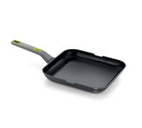 BRA Life | Grill liso 28 cm fundición Aluminio 100% Reciclado, Inducción