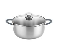 BRA Master | Cacerola 16 cm, acero inoxidable, Sin Antiadherente, Sin PFOA, Full Induction, Apta para todo tipo de Cocinas, Asas acero inoxidable recubiertas de Silicona