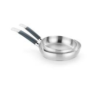 BRA Master | Set de sartenes 24-28 cm, Acero Inoxidable