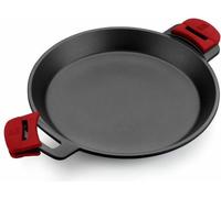 BRA Premiere A411636, sartén redonda, de uso general, color , detalles en rojo, temperatura máxima de 220 °C, fabricada en aluminio, con cubierta de vidrio