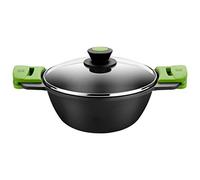Bra Cacerola cóncava Prior – Aluminio fundido, negro, 28 cm
