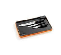 Pack 3 Cuchillos Bra Efficient A198021 con tabla para cortar