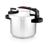Bra Olla a presión Tekna A185602 Ø22 cm 6 L Acero inoxidable 18/10 Mango ergonómico Triple seguridad