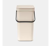 Brabantia 251726 cubo de basura rectangular plástico reciclado beige