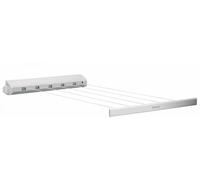 Brabantia 385728 Tendedero de Ropa Extensible de Pared, 4.4 m, Superficie Útil, Color Blanco