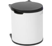 Brabantia 428081 papelera 15 l alrededor negro, blanco