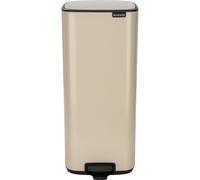 Brabantia Bo Cubo de Basura de Pedal 30 Litros Soft Beige