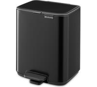 Brabantia Cubo de pedal Bo 7 L Negro mate