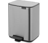 brabantia Bo - Cubo de Pedal, 7 L - Matt Steel Fingerprint Proof brabantia