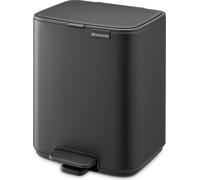 brabantia Bo - Cubo de Pedal, 7 L - Mineral Infinite Grey brabantia