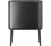 Brabantia Bo papelera 3 l negro-gris 233586
