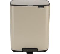 Brabantia Bo Papelera de Pedal 12 Litros Beige