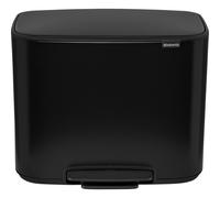 Brabantia Cubo de pedal Bo 3x11 L negro mate