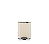 Brabantia Cubo de pedal Bo 4 L, compacto con cubo extraíble, Beige claro