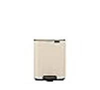 Brabantia Cubo de basura con pedal Bo 7 L, cubo extraíble, Beige suave