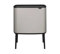 Brabantia Bo Touch Bin 11+23 L Soft grey