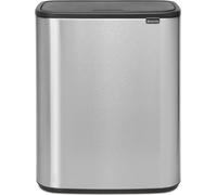 Brabantia Bo touch bin 2x30 L acero cepillado mate