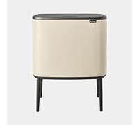Brabantia Cubo de basura Bo Touch Bin 11+23 L Beige suave