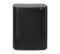 Brabantia Bo touch bin 2x30 L negro mate