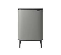 Brabantia Cubo de basura Bo Touch Bin Hi apertura con un toque 60 L Blanco