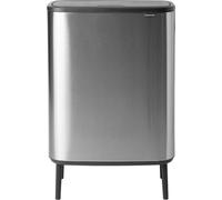brabantia Bo Touch Bin Hi con 2 Cubos Interiores de 30 L - Matt Steel Fingerprint Proof brabantia