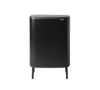 Brabantia Papelera Bo Touch Bin High 2x30 L Negro Mate