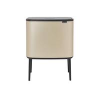 Brabantia Bo Touch Bin 3 x 11 L Metallic Gold