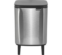 Brabantia BO Trash Bin HI 7 l Acero Mate Resistente a Huellas