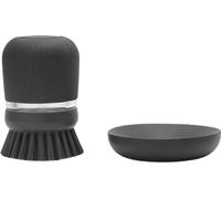 brabantia Cepillo para Platos con Dispensador de Jabón - Gris oscuro brabantia