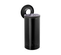 Brabantia Cesto de lavandería Brabantia tapa de plástico 35 L Negro mate