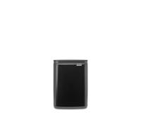 Brabantia - Cubo de basura Bo 4 L - Pequeño y elegante cubo de basura - Tapa de apertura fácil y cierre suave - Higiénico, ahorra espacio - Montaje en la pared - Para baño o dormitorio - Negro Mate