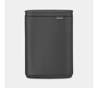 Brabantia cubo de basura bo 4l rectangular, compacto, tapa de cierre s