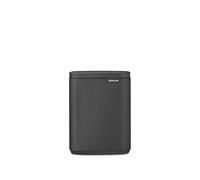 Brabantia Cubo de basura Bo 7 L con cierre suave Mineral Infinite Grey