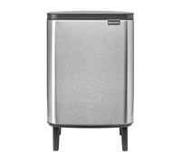 Brabantia Cubo de basura Bo alto 12 L Acero cepillado mate