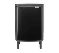 Brabantia Cubo de basura Bo alto 12 L Negro mate