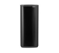 Brabantia Cubo de basura Bo Touch 30 L – apertura Soft-Touch, cubo extraíble – Negro mate