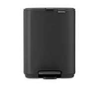 Brabantia Cubo de basura con pedal Bo 4 L Mineral Infinite Grey